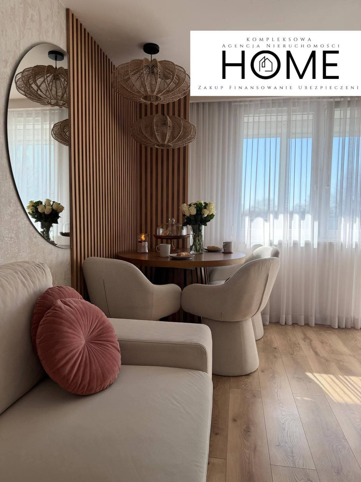 Mieszkanie, które zachwyci swoją wyjątkowością od pierwszego spojrzenia, 3 pokoje w pełni umeblowane.