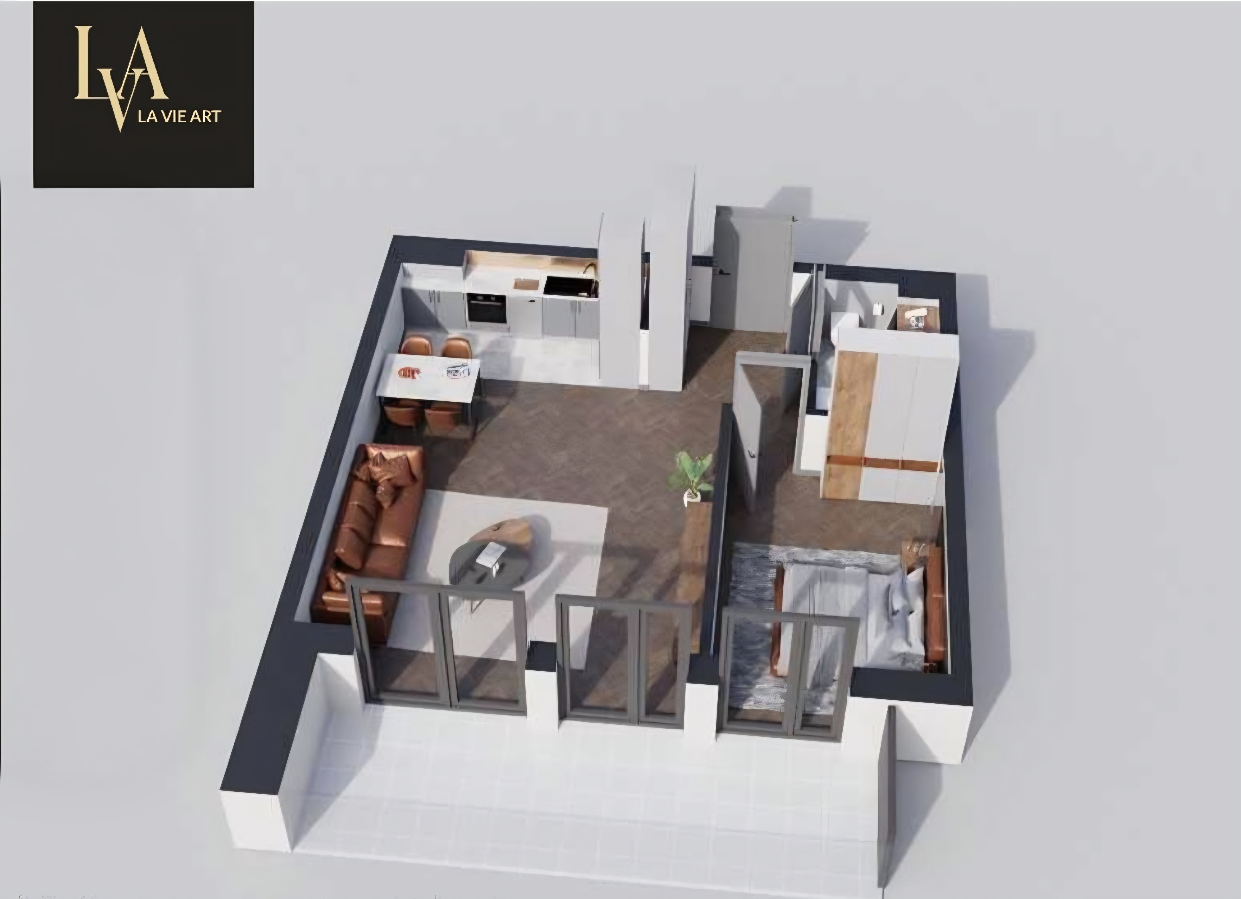 Apartament M2.6 w prestiżowej inwestycji La Vie Art to harmonijne połączenie elegancji, światła i komfortu codzienności – stworzone dla osób, które oczekują więcej.