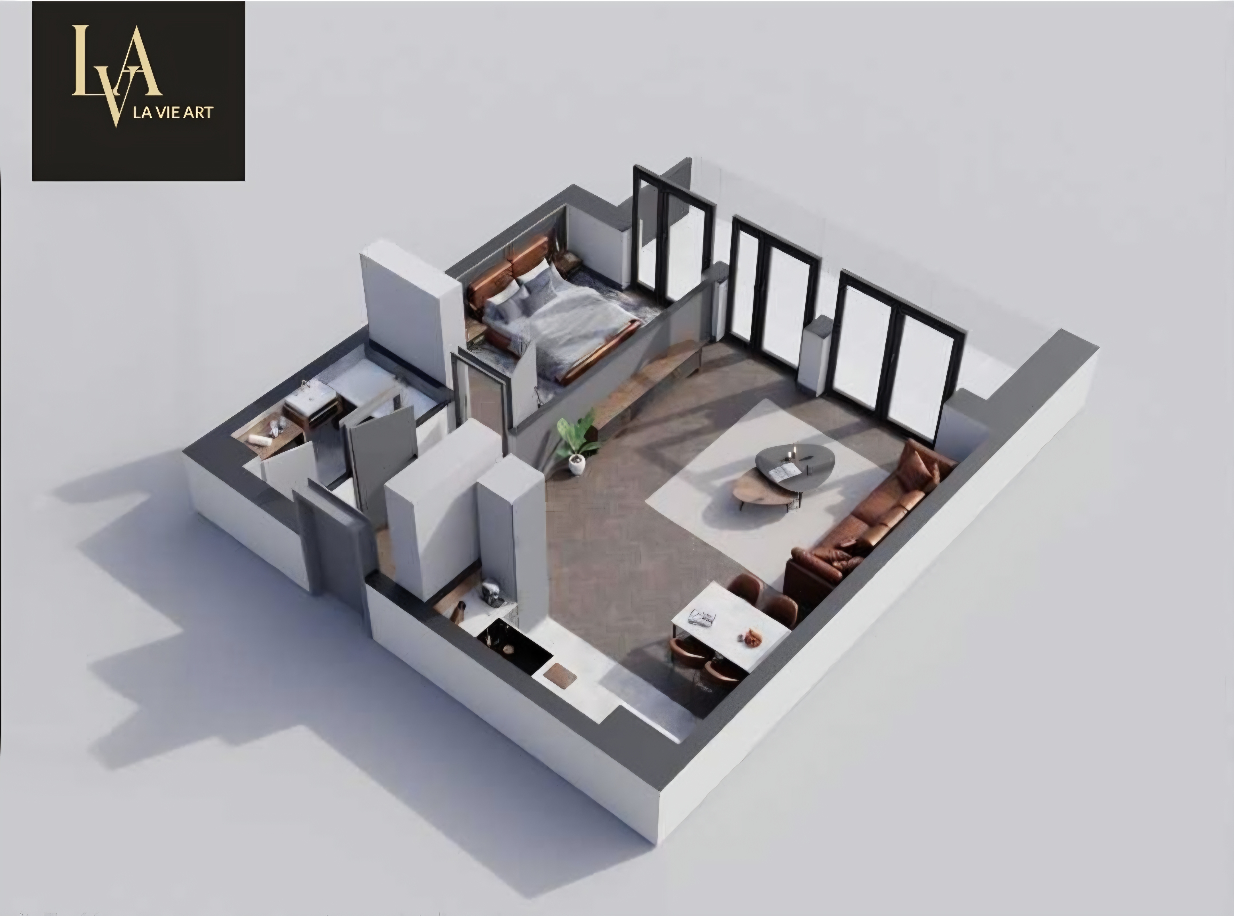 Apartament M2.6 w prestiżowej inwestycji La Vie Art to harmonijne połączenie elegancji, światła i komfortu codzienności – stworzone dla osób, które oczekują więcej.