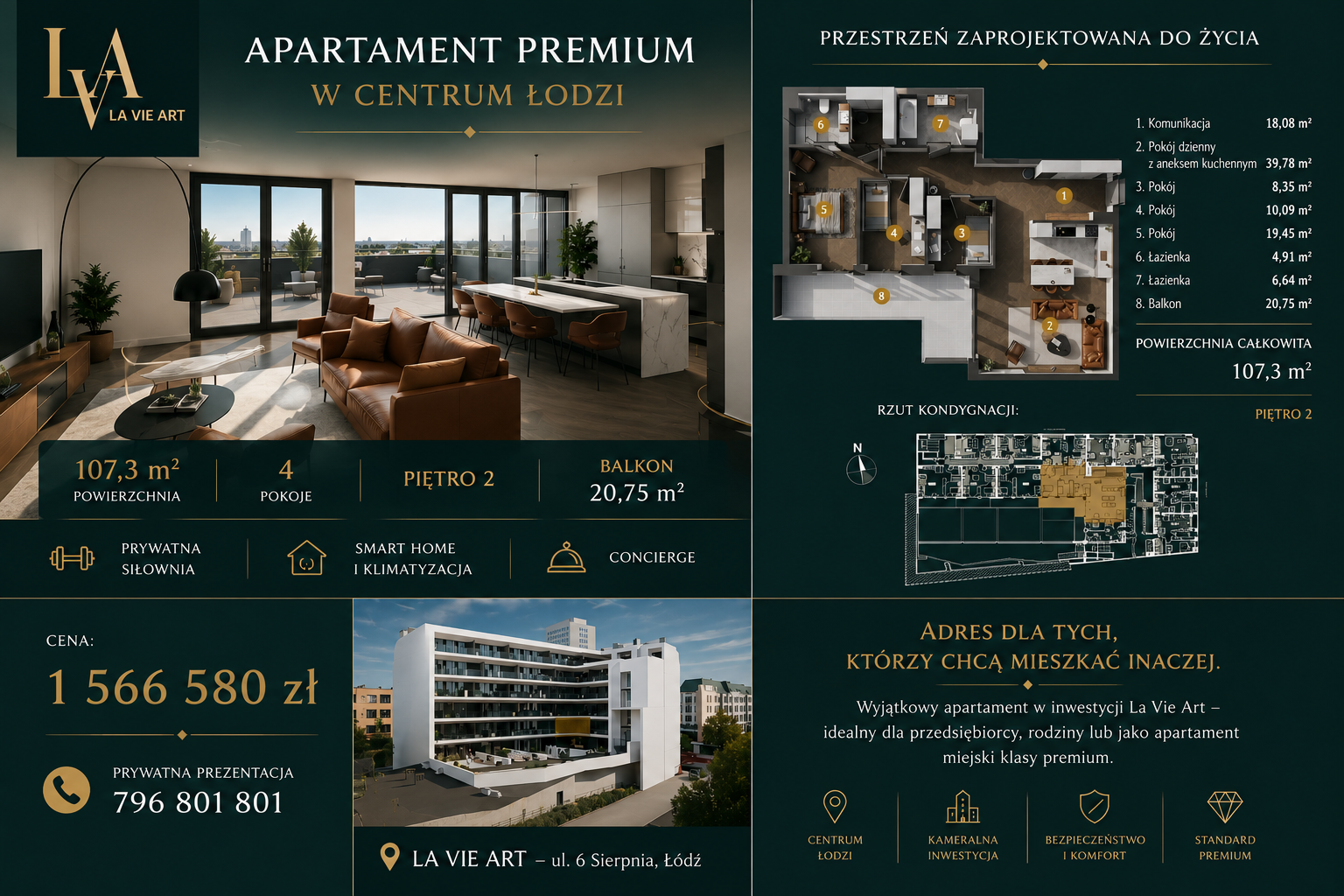Apartament Premium w centrum, Smart Home