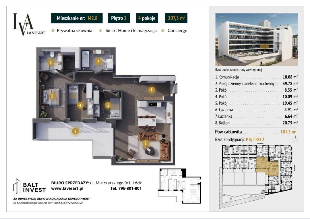 Apartament Premium w centrum, Smart Home