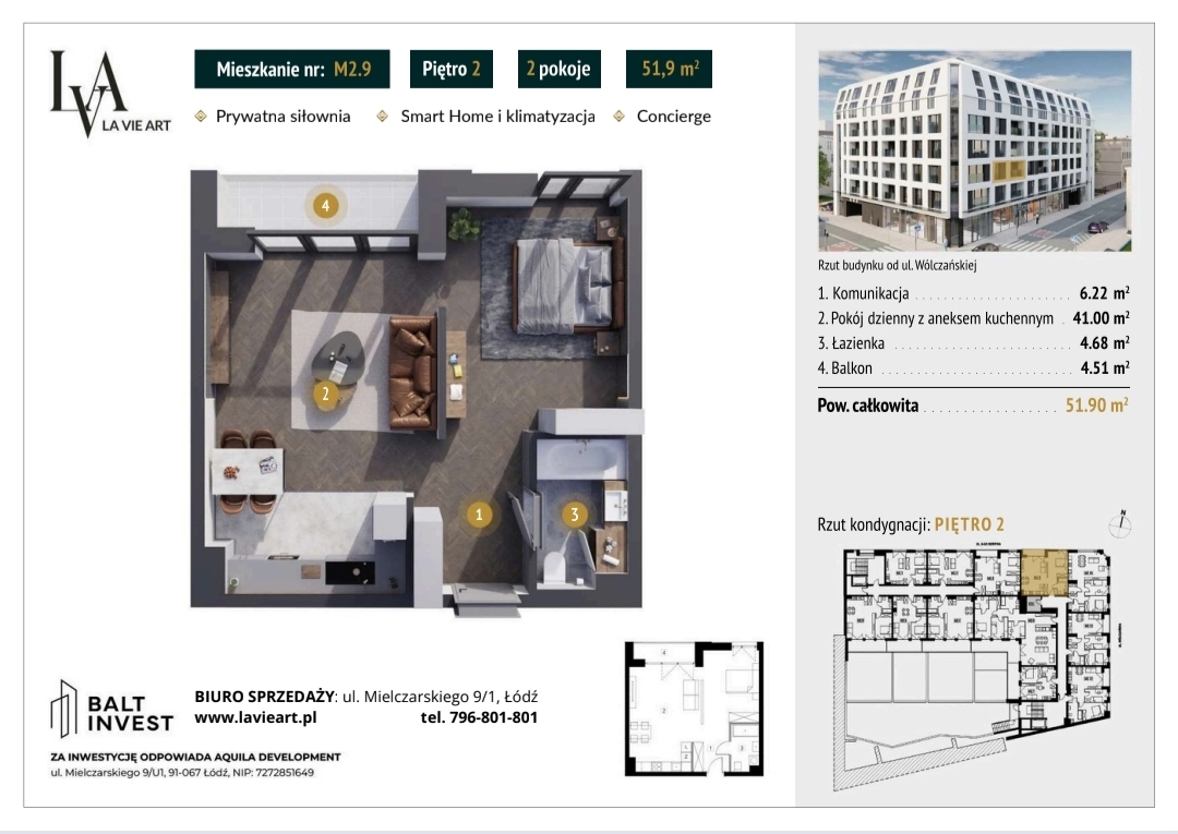 Prywatny apartament premium w Centrum Łodzi
