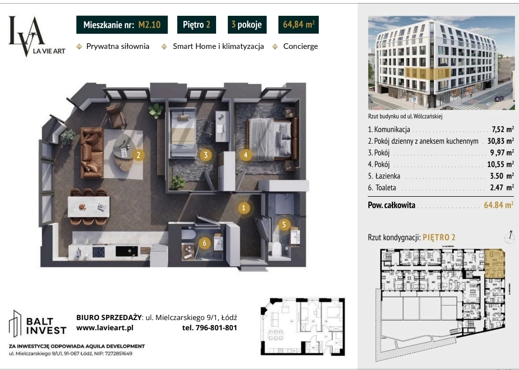 Apartament dla osób, które oczekują czegoś więcej niż standardowego mieszkania.