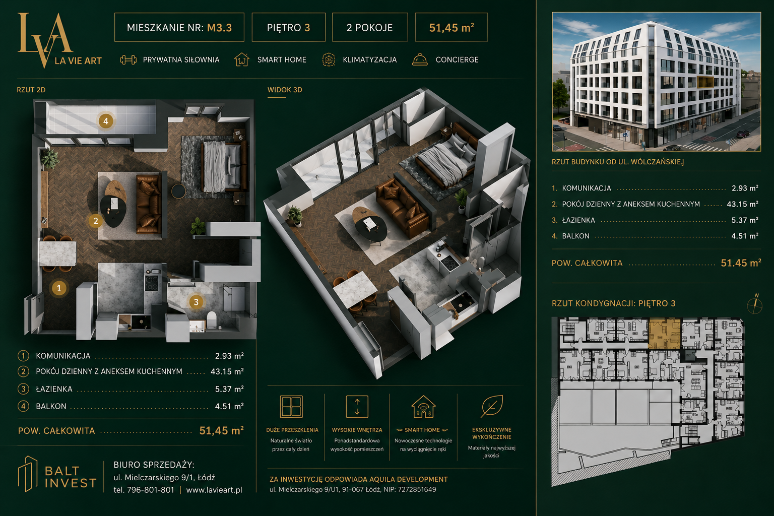 SZTUKA MIEJSKIEGO ŻYCIA | APARTAMENT PREMIUM W SERCU ŁODZI