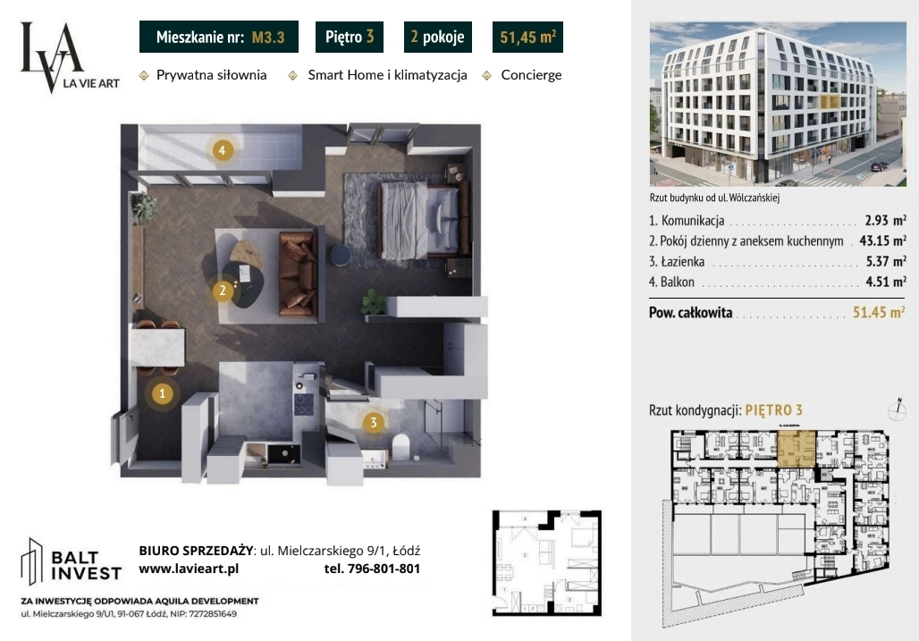 SZTUKA MIEJSKIEGO ŻYCIA | APARTAMENT PREMIUM W SERCU ŁODZI