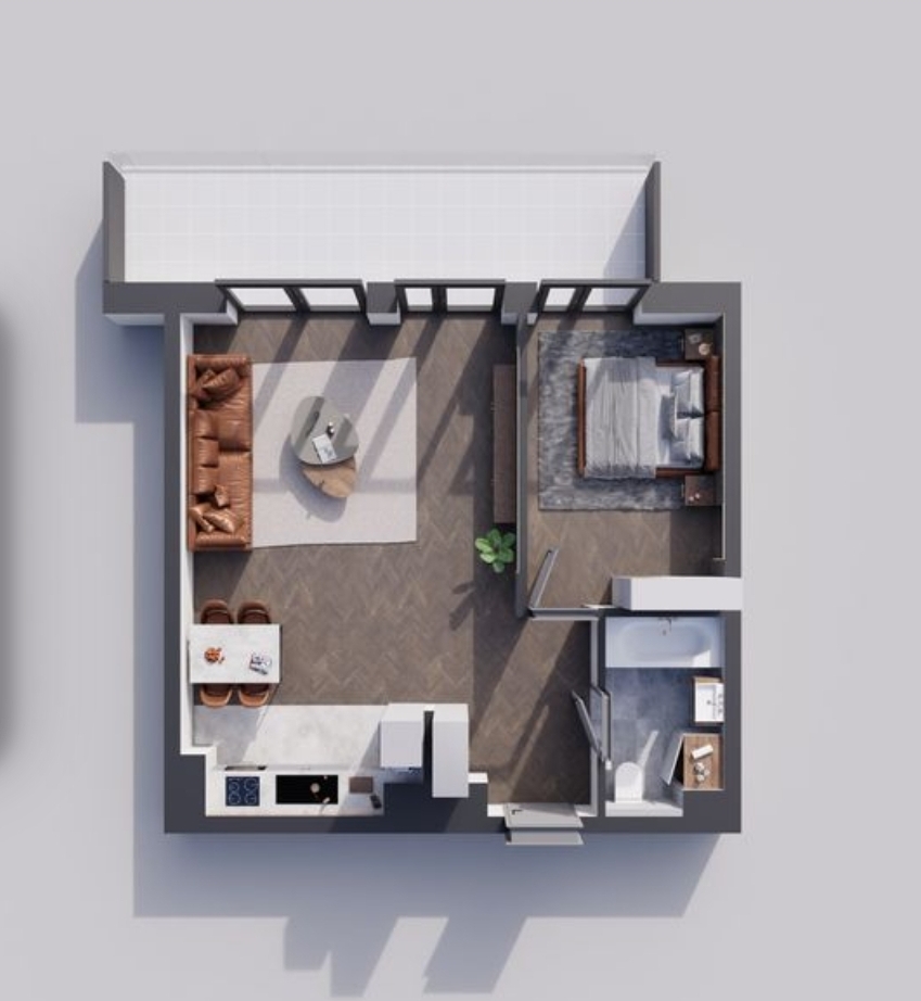 SZTUKA MIEJSKIEGO ŻYCIA | APARTAMENT Z WYJĄTKOWĄ PRZESTRZENIĄ ZEWNĘTRZNĄ