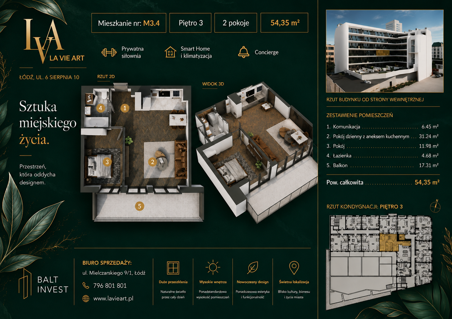 SZTUKA MIEJSKIEGO ŻYCIA | APARTAMENT Z WYJĄTKOWĄ PRZESTRZENIĄ ZEWNĘTRZNĄ
