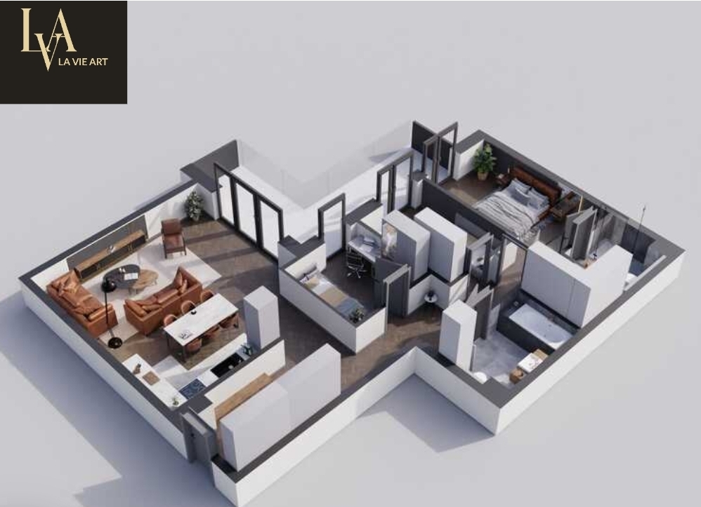 PRZESTRZEŃ, KTÓRA DEFINIUJE NOWY WYMIAR CODZIENNOŚCI | APARTAMENT PREMIUM LA VIE ART