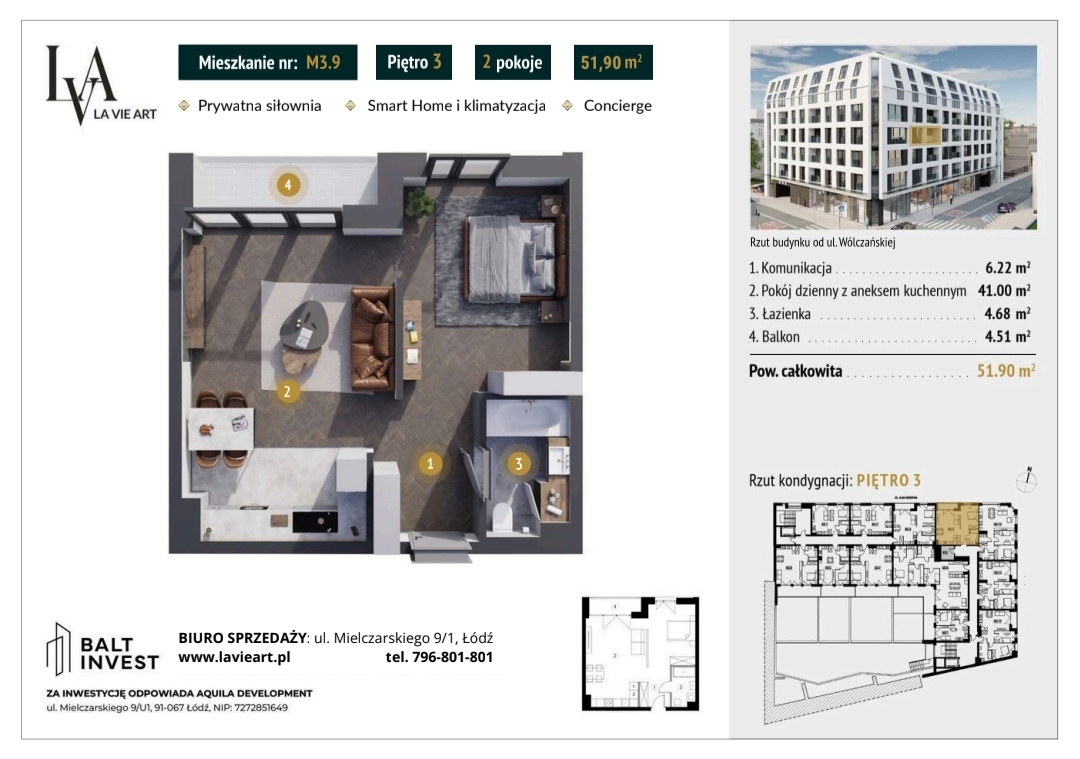 SZTUKA CODZIENNOŚCI W WYDANIU PREMIUM | APARTAMENT M3.9