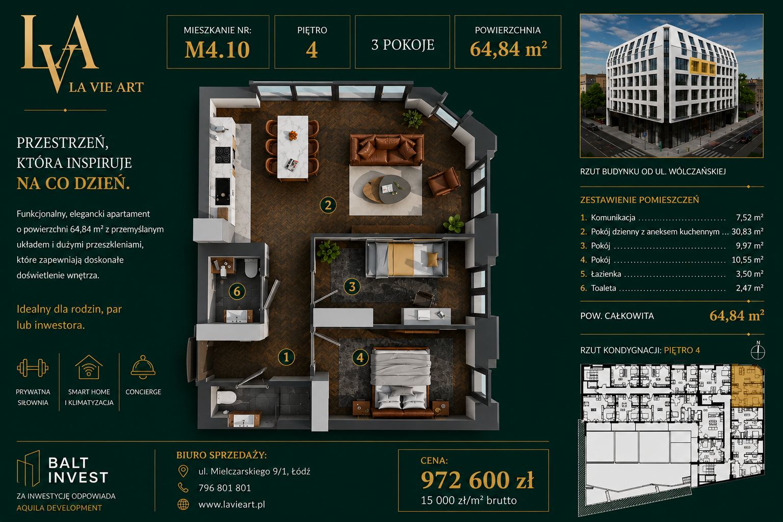 Doskonała propozycja dla osób poszukujących harmonii pomiędzy funkcjonalnością, komfortem i nowoczesnym designem-komfort rodzinnego apartamentu w prestiżowej odsłonie komfort rodzinnego apartamentu w prestiżowej odsłonie