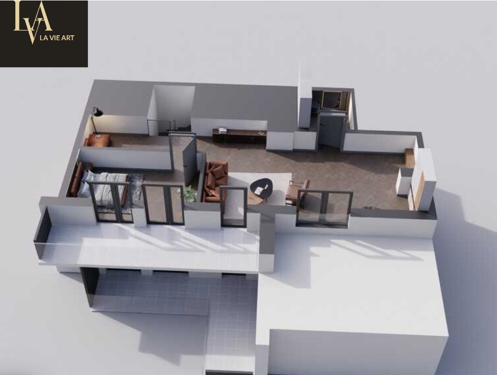 Penthouse premium z antresolą i imponującą przestrzenią | La Vie Art | Łódź | 175,42 m²
