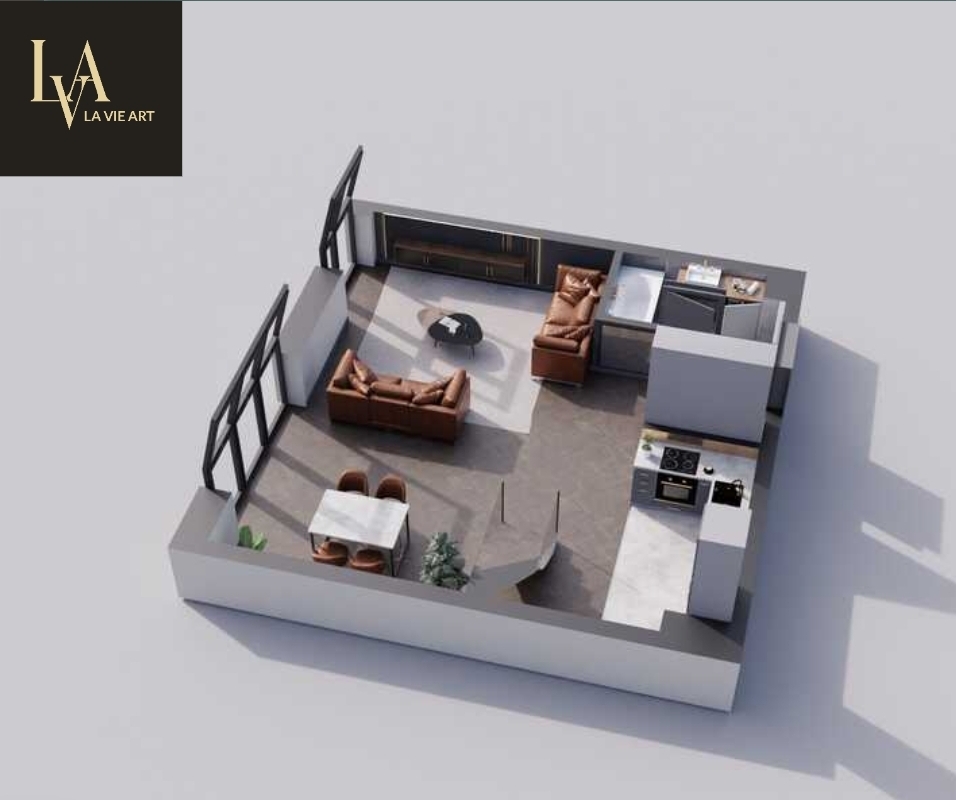 Apartament premium z antresolą | La Vie Art | Łódź | 91,09 m² Wyjątkowa przestrzeń, nowoczesna architektura i styl życia premium w samym sercu Łodzi.