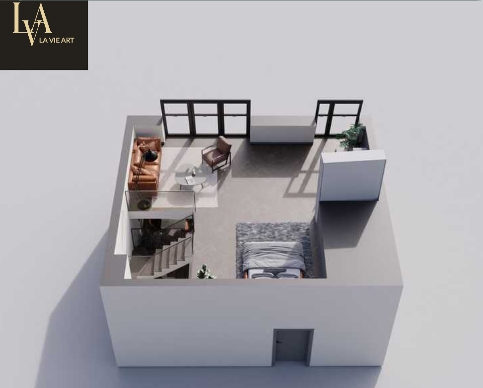 Apartament premium z antresolą | La Vie Art | Łódź | 91,09 m² Wyjątkowa przestrzeń, nowoczesna architektura i styl życia premium w samym sercu Łodzi.